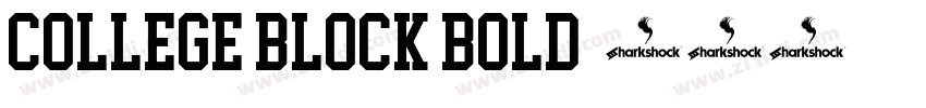 College Block Bold字体转换 College Block Bold字体转换